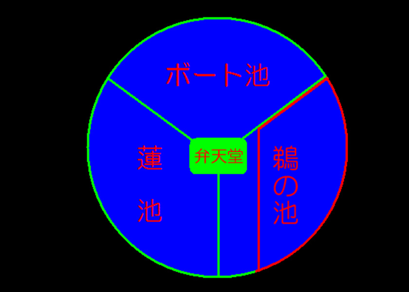 不忍池簡易マップ